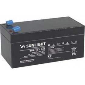 SunLight SPA 12-3.3 Μπαταρία UPS με Χωρητικότητα 3.3Ah και Τάση 12V