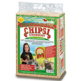 Chipsi Strawberry Ροκανίδια για Κλουβί Τρωκτικών με Άρωμα Φράουλα 3.2kg