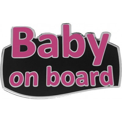 Race Axion Σήμα Baby on Board Με Αυτοκόλλητο Fuchsia