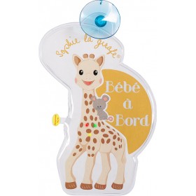 Sophie La Girafe Σήμα Baby on Board Με Βεντούζα Γαλλικά S470224 Yellow Sophie La Girafe Σήμα Baby on Board Με Βεντούζα Γαλλικά S470224 Yellow