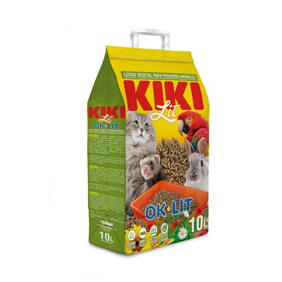 Kiki Ok Pellets Ροκανίδια για Κλουβί Τρωκτικών 10lt