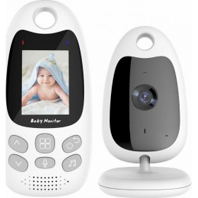Ασύρματη Ενδοεπικοινωνία Μωρού Με Κάμερα &amp Ήχο με Νανουρίσματα &amp Μελωδίες 2" 2τμχΚωδικός: VB610 