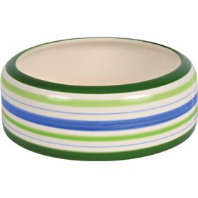 Trixie Ριγέ Κεραμικό Μπολ με Στρογγυλεμένο Χείλος 500ml