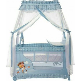 Lorelli Παρκοκρέβατο Με 2 Επίπεδα Magic Sleep 2 Layers Blue Adventure