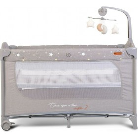 Cangaroo Παρκοκρέβατο Με 2 Επίπεδα Once Upon A Time 2 Layers Grey