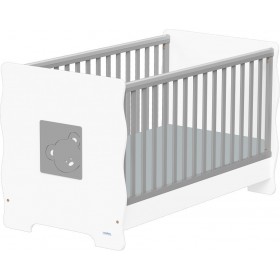 Casababy Κούνια Winnie Grey με Στρώμα 70x140cm