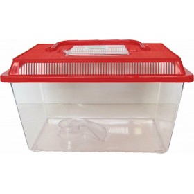 Μεγάλο Πλαστικό Ενυδρείο Χελώνας 27x16x16εκ. Κόκκινο Μεγάλο Πλαστικό Ενυδρείο Χελώνας 27x16x16εκ. Κόκκινο