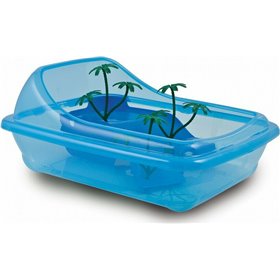 "Χελωνιέρα Ischia large 59Χ39Χ21 Χελωνιέρα Ischia large 59Χ39Χ21,5cm M.p.Bergamo Μπλε