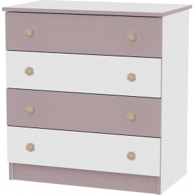 Βρεφική Συρταριέρα White &amp Cappuccino 81x50x86cm