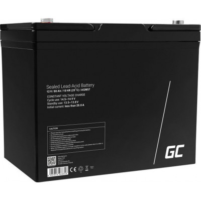 Green Cell Μπαταρία UPS με Χωρητικότητα 80Ah και Τάση 12V AGM57