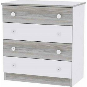 Βρεφική Συρταριέρα White Artwood 82x46x86cm