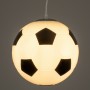 GloboStar Παιδικό Φωτιστικό Μονόφωτο Football Μαύρο - Λευκό