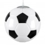GloboStar Παιδικό Φωτιστικό Μονόφωτο Football Μαύρο - Λευκό