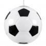 GloboStar Παιδικό Φωτιστικό Μονόφωτο Football Μαύρο - Λευκό