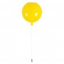 GloboStar Παιδικό Φωτιστικό Μονόφωτο Balloon Κίτρινο