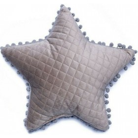 Palamaiki Διακοσμητικό Μαξιλάρι Κούνιας "Star" Μπεζ 34x34cm