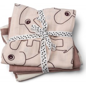 Done by Deer Πάνες Αγκαλιάς από Μουσελίνα Friends Powder 3τμχ 70x70cm