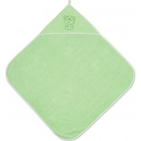 Lorelli Βρεφική Κάπα-Μπουρνούζι με Κουκούλα Πράσινη