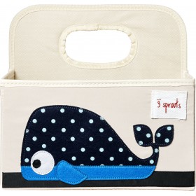 3 Sprouts Βρεφικό Καλάθι Καλλυντικών Whale Μπλε 3 Sprouts Βρεφικό Καλάθι Καλλυντικών Whale Μπλε