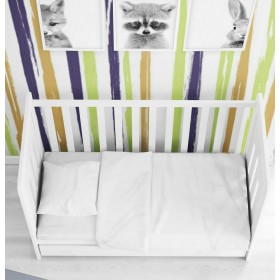 Dimcol Βαμβακερό Πάπλωμα Κούνιας Solid 120x160cm White 491 Dimcol Βαμβακερό Πάπλωμα Κούνιας Solid 120x160cm White 491