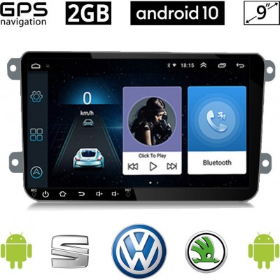 Οθόνη Αφής 9" για Ταμπλό Αυτοκινήτου Vw / Skoda / Seat με Bluetooth/USB/WiFi/GPSΚωδικός: 9003A2 