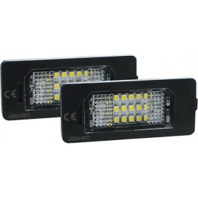 M-Tech Φώτα Πινακίδας LED για BMW E39 / E46 / E60 / E82 / E88 / E90 / E91 /E92 / E93 / F10 / F11 / F15 / F32 / F33 / F36 / 2τμχΚ