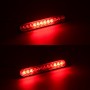 GloboStar Pro Series Μπάρα Σήμανσης 10 Προγραμμάτων Φωτισμού Strobe SMD 3030 LED 12/24V - ΚόκκινοΚωδικός: 85266 