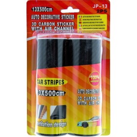 Αυτοκόλλητες Ταινίες Αυτοκινήτου Carbon 13 x 500cm 2τμχ