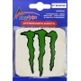 Race Axion Monster Αυτοκόλλητο Αυτοκινήτου 10cm σε Πράσινο Χρώμα