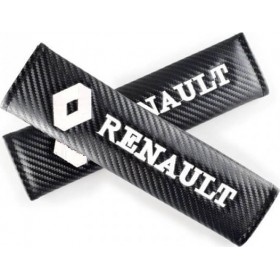 Μαξιλαράκια Ζώνης Carbon Renault Μαύρο 2τμχΚωδικός: 003693 