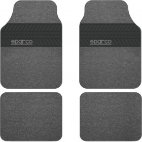 Sparco Σετ Πατάκια Universal 4τμχ από Μοκέτα και ΛάστιχοΚωδικός: SPC1909GR  Sparco Σετ Πατάκια Universal 4τμχ από Μοκέτα και ΛάστιχοΚωδικός: SPC1909GR