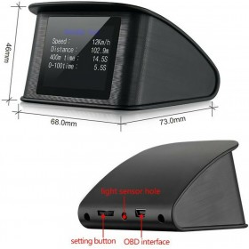P10 Ψηφιακό Head up Display ΑυτοκινήτουΚωδικός: QP000641 