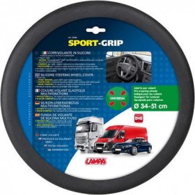 Lampa Κάλυμμα Τιμονιού Αυτοκινήτου Sport-Grip με Διάμετρο 34-51εκ. Σιλικόνης ΜαύροΚωδικός: 32986  Lampa Κάλυμμα Τιμονιού Αυτοκινήτου Sport-Grip με Διάμετρο 34-51εκ. Σιλικόνης ΜαύροΚωδικός: 32986