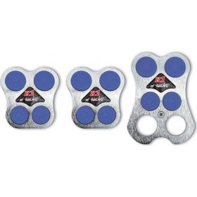 Simoni Racing K1 Σετ Πεταλιέρες Αυτοκινήτου Universal Αλουμινίου Ασημί 3τμχΚωδικός: Κ/Α/SR870PBX 