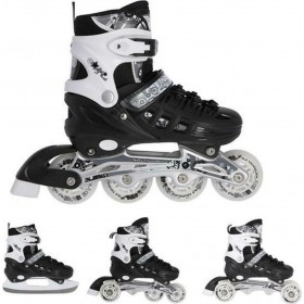 Nils Extreme NH10905 Inline Αυξομειούμενα Rollers Μαύρα Παιδικά