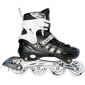 Αθλοπαιδιά 002.10305 Inline Αυξομειούμενα Rollers Μαύρα Παιδικά Αθλοπαιδιά 002.10305 Inline Αυξομειούμενα Rollers Μαύρα Παιδικά