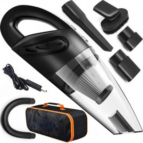Σκουπάκι Αυτοκινήτου Στερεών με Ισχύ 120W Επαναφορτιζόμενο και Θήκη ΜεταφοράςΚωδικός: AX-6602 