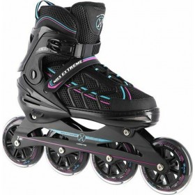 Nils Extreme NA1128 Inline Αυξομειούμενα Rollers Μαύρα Ενηλίκων/Παιδικά