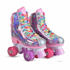 Byox Unicorn Quad Αυξομειούμενα Rollers Πολύχρωμα Παιδικά
