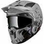 MT Streetfighter SV Darkness Matt Grey Κράνος Μηχανής Modular 1300gr με Sunvisor