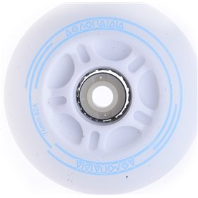 Αθλοπαιδιά 02.10410/76/BL Ροδάκια 76χιλ. Φωτιζόμενα Μπλε (4τμχ)