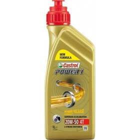 Castrol Power 1 Ημισυνθετικό Λάδι Μοτοσυκλέτας για Τετράχρονους Κινητήρες 20W-50 1lt Castrol Power 1 Ημισυνθετικό Λάδι Μοτοσυκλέτας για Τετράχρονους Κινητήρες 20W-50 1lt
