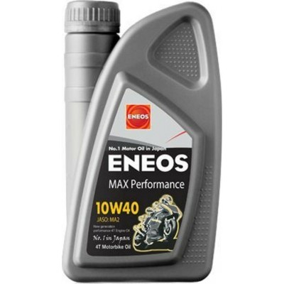 Eneos Max Performance Συνθετικό Λάδι Μοτοσυκλέτας για Τετράχρονους Κινητήρες 10W-40 1lt