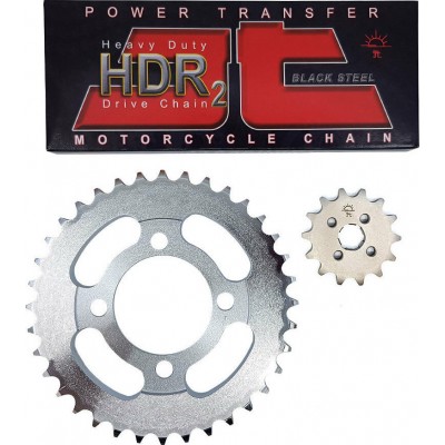 JT Sprockets Σετ Γρανάζια Αλυσίδα (15-39-420HDR) για Honda GLX 90Κωδικός: KJTPWHGLX90 