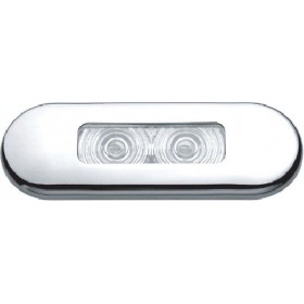 Eval Πλαφονιέρα Αδιάβροχη Χωνευτής Τοποθέτησης με 2 LED