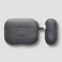 Spigen Silicone Fit with Carabiner Pro Θήκη Σιλικόνης με Γάντζο Charcoal Grey για Apple AirPods Pro