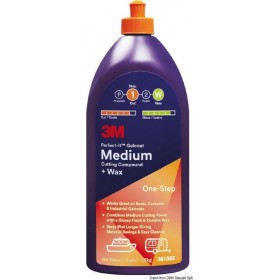 3M Medium Cut Gelcoat Wax Μεσαία Γυαλιστική Αλοιφή με Κερί για Πολυεστερικά Σκάφη 946mlΚωδικός: 36106E 