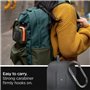 Spigen Silicone Fit with Carabiner Pro Θήκη Σιλικόνης με Γάντζο Charcoal Grey για Apple AirPods Pro