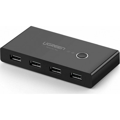 Ugreen Sharing Box USB 2.0 Hub 4 Θυρών με σύνδεση USB-AΚωδικός: 30767 