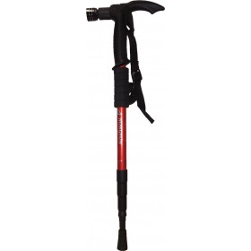 138339 Τηλεσκοπικό Μπατόν Ορειβασίας Αλουμινίου 1τμχ Κόκκινο